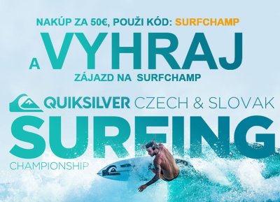 Ísť na SURF CHAMP 2019 môžeš aj ty!