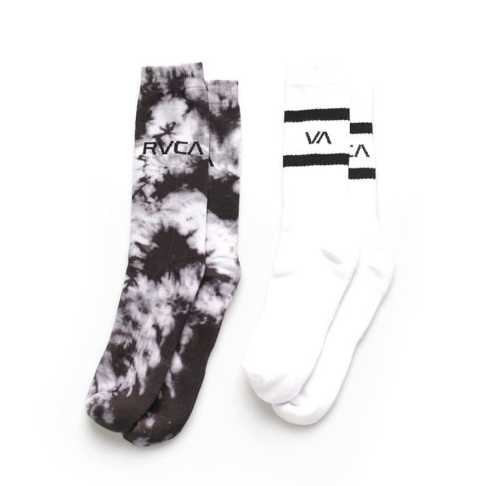 Vysoké ponožky dámske - RVCA 2Pack Tie Dye