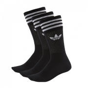 Vysoké ponožky detské - Adidas Solid Crew Socks