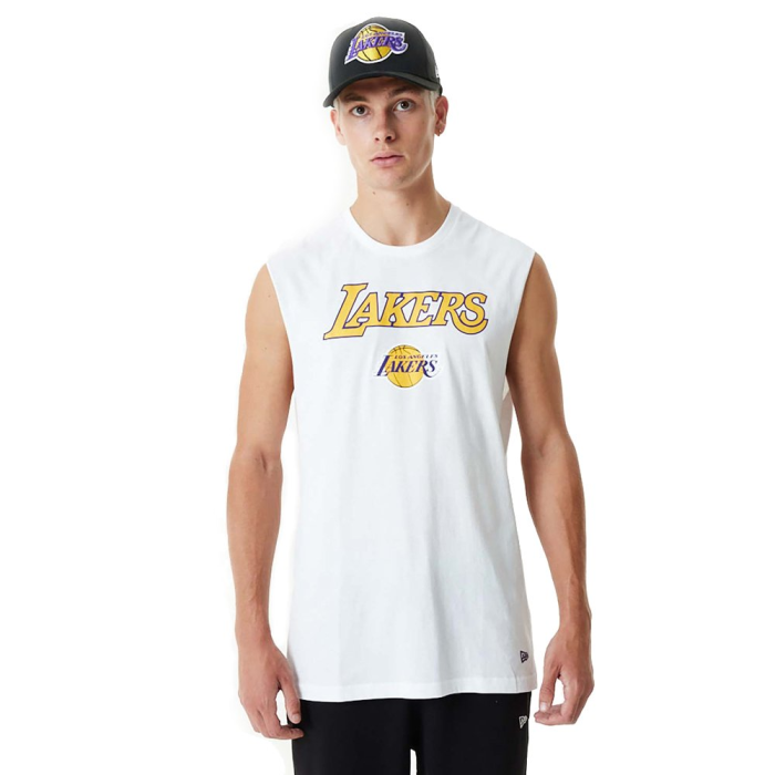 Tielka - New Era Nba Team Logo Sleeveless Tee Los Angeles Lakers