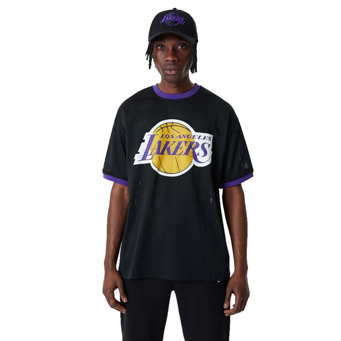 Tričká - New Era Nba Team Logo Mesh Os Tee Los Angeles Lakers