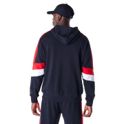Mikiny - New Era NBA Colour Block Os Hoodie Chicago Bulls