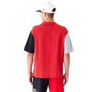 Tričká - New Era NBA Half Pinstripe Os Tee Chicago Bulls
