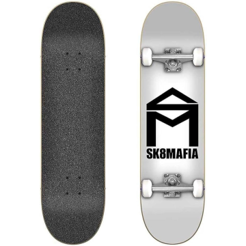 Skateboardové komplety - Sk8mafia Complete House Logo White