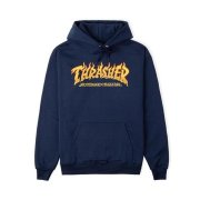 Mikiny - Thrasher Fire Logo Hood
