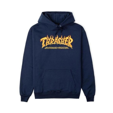 Mikiny - Thrasher Fire Logo Hood
