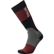 ponožky NITRO CLOUD 5 MEN'S SOCKS charcoal-black-red Velikost: S