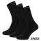 DELETE 3PACK SOCKS (black) velikost 11 - 13