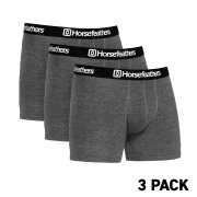 DYNASTY 3PACK BOXER SHORTS (heather anthracite) velikost L