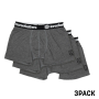DYNASTY 3PACK BOXER SHORTS (heather anthracite) velikost L