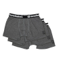 DYNASTY 3PACK BOXER SHORTS (heather anthracite) velikost L