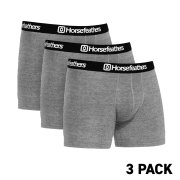 DYNASTY 3PACK BOXER SHORTS (heather gray) velikost L