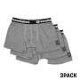 DYNASTY 3PACK BOXER SHORTS (heather gray) velikost L