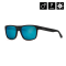 KEATON SUNGLASSES (brushed black/mirror blue)
