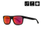 KEATON SUNGLASSES (matt black/mirror red)