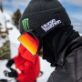 EDMOND GOGGLES (black/mirror red)
