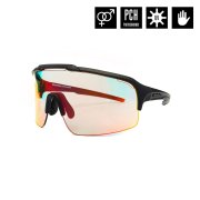 RECOIL PHOTOCHROMIC BIKE SUNGLASSES (matt black/mirror red)
