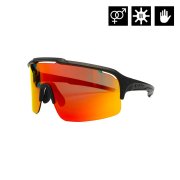RECOIL BIKE SUNGLASSES (matt black/mirror red)