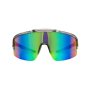 RECOIL BIKE SUNGLASSES (transparent gray/mirror green)