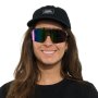 RECOIL BIKE SUNGLASSES (transparent gray/mirror green)