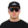 RECOIL BIKE SUNGLASSES (transparent gray/mirror green)