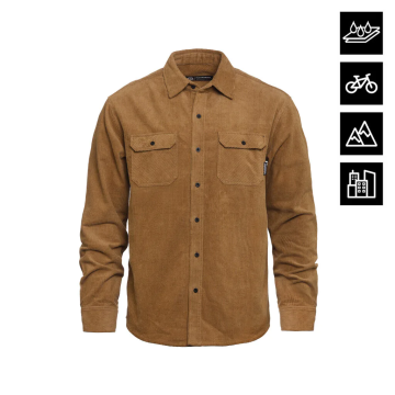 DOUGH SHIRT (camel corduroy) velikost L