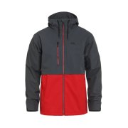 CLOSTER II JACKET (phantom/lava red) velikost S