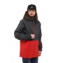 CLOSTER II JACKET (phantom/lava red) velikost S