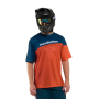 QUANTUM BIKE JERSEY (petrol/burnt orange) velikost L