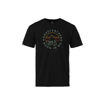 LINE CIRCLE T-SHIRT (black) velikost M