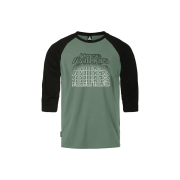 ROLLIN RAGLAN T-SHIRT (iceberg green/black) velikost L