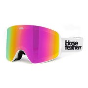 LYNX GOGGLES (white/mirror pink)