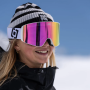 LYNX GOGGLES (white/mirror pink)
