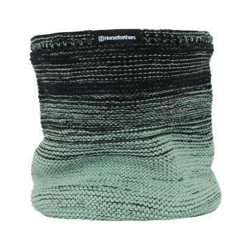 LOTA KNITTED NECK WARMER (iceberg green/black)