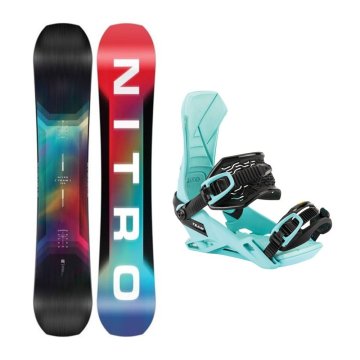 Snowboardové sety - Nitro Team 155 cm + Nitro Team M