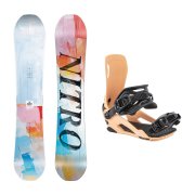 Snowboardové sety - Nitro Lectra Abstract 149cm + Nitro Talent S