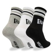 Vysoké ponožky - New Era Retro Stripe Crew 3Pack