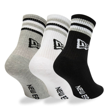 Vysoké ponožky - New Era Retro Stripe Crew 3Pack