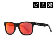FOSTER SUNGLASSES (gloss black/mirror red)