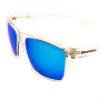 MERLIN SUNGLASSES (crystal/mirror blue)