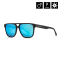 TRIGGER SUNGLASSES (brushed black/mirror blue)