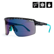 SCORPIO SUNGLASSES (black splash/mirror green)