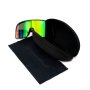 MAGNUM SUNGLASSES (matt black/mirror green)
