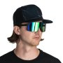 MAGNUM SUNGLASSES (matt black/mirror green)
