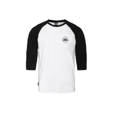 GLOBAL RAGLAN T-SHIRT (white/black) velikost L