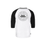 GLOBAL RAGLAN T-SHIRT (white/black) velikost L