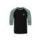 GLOBAL RAGLAN T-SHIRT (black/iceberg green) velikost L