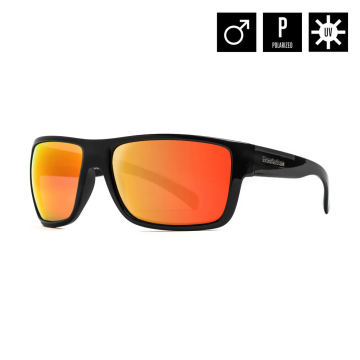 ZENITH SUNGLASSES (gloss black/mirror red)