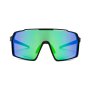 NEUTRON BIKE SUNGLASSES (matt black/mirror green)