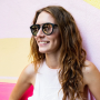 NOMAD SUNGLASSES (matt black/mirror rose)